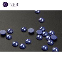 Vrac Chine Flatback Hotfix Ronde Strass Saphir Strass Perles En Céramique