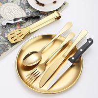 Kit d'argenterie de camping, 20 pièces, organisateur durable de couverts en métal, ustensile de pique-nique, vaisselle stockée, couteau, fourchette et cuillère