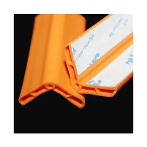 Food grad glass door edge protection self adhesive silicone rubber seal strip