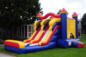 Toboggan gonflable à <span class=keywords><strong>ballon</strong></span> <span class=keywords><strong>3</strong></span> en 1 Château sautant Installation facile Château gonflable Toboggan de piscine PVC Toboggan gonflable pour enfants - Product Image 3