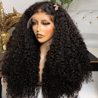 Perruque 12A Raw Burmese Wave de 32 pouces, perruque frontale en dentelle Full HD, fournisseur de perruques en cheveux humains vierges bruts vietnamiens de grade 12A