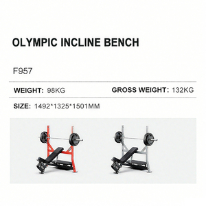 China Manufacture Factory Direct Supply Commercial Gym Exercise Equipment Weightlifting Olymp Incline <b>Weight</b> Press WD-F957 - Product Image 4