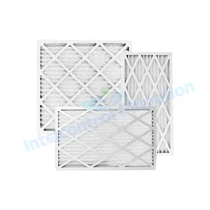 Customized Plate Air Filter Primary Efficiency Medium Efficiency Electrostatic Pleated Air Filter Replacement