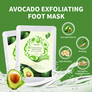 Máscara Exfoliante para <span class=keywords><strong>pies</strong></span>, <span class=keywords><strong>mascarilla</strong></span> exfoliante de marca privada, coreana, para reparación de talón, Spa - Product Image 5