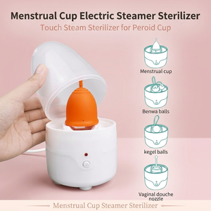 <span class=keywords><strong>Esterilizador</strong></span> <span class=keywords><strong>Eléctrico</strong></span> de Copas Menstruales con Botón, Limpiador de Discos Menstruales, Vaporizador de Alta Temperatura para Copas Menstruales, Fabricante - Product Image 1