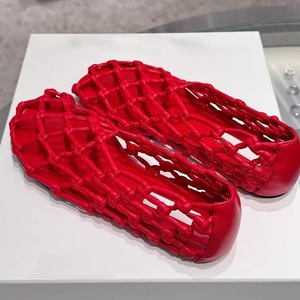 Produttore di lusso personalizzato per ragazze estate tacco piatto treccia Meh scarpe a punta tonda <span class=keywords><strong>sandali</strong></span> bassi cavi per le donne e le signore - Product Image 3