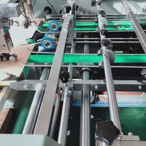 Hongshuo HS-HBJ-1000 Machinery For Making Burger Fry Box Disposable Cardboard Carton Box Making Erecting Machine