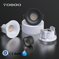 Boîtier de projecteur encastré réglable étanche IP65 de 52 mm en aluminium moulé sous pression