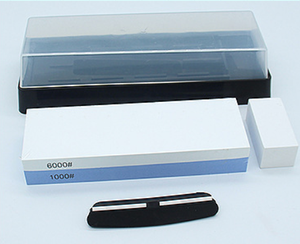 Kit de pierres à aiguiser abrasives pour couteaux, pierre à aiguiser double face, pierre à <span class=keywords><strong>huile</strong></span> pour affûtage combiné - Product Image 2