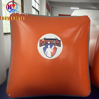 Extérieur 12 pcs interactif adultes paintball pistolet marqueurs tag obstacles gonflable jeux de tir bunker