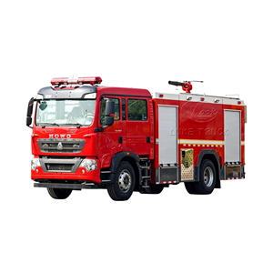 Camion de lutte contre l'incendie de marque HOWO TX7, nouveau, réservoir d'eau et de mousse de 7000 litres, diesel, 4x2, véhicule de sauvetage très demandé - Product Image 1