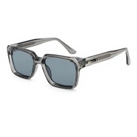 Gafas de Sol Retro Europeas Americanas con Marco Cuadrado Completo para Mujer, Exportación Transfronteriza, Modelo 9830 UV400, Igual al de las Celebridades de Internet