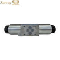 Vanne de commande directionnelle à solénoïde Rexroth 4WE6H6X/EG24N9K4 série 24V DC pour systèmes de presse hydraulique de l'industrie sidérurgique 350 bars