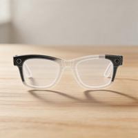 Lunettes Intelligentes Traducteur IA Enregistrement Vidéo Caméra 8MP Transfert Wi-Fi Double Micro Tactile Coulissant Légères 35g Étanche IP65