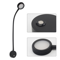 Lampe de lecture LED à col de cygne 12V-24V pour camping-car, port de charge USB, lampe de nuit bicolore pour caravane, bateau