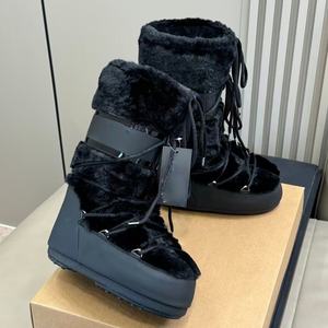 Botas de Nieve para Hombre, Otoño-Invierno 2026, con Forro de Piel Sintética, Cómodas y Cálidas, con Suela Gruesa - Product Image 5