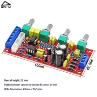 Module de préamplificateur HIFI NE5532 Modèle 154, accessoires audio avec réglage du volume haute/moyenne/basse fréquence, carte de contrôle du tonalité