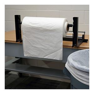 Boardwalk Industrial 60 gal Drum <b>Liners</b> Rolls 2.7 Mil 38 X 63 Clear 1 Roll of 50 Waste <b>Bins</b> - Product Image 4