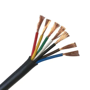 Sıcak satış 7 çekirdek temel araba kabloları OEM otomotiv kablosu elektrik montaj römork tel amerikan pazarı