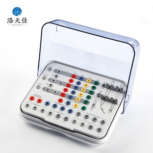 Geel botpoeder menginstrument Containerdoos Implantaatsleutel Desinfectiedoos Dieptemeetliniaal Gegoten in de aanbieding - Product Image 2