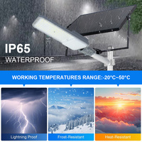 Lampadaire solaire LED à énergie solaire séparé KCD Commercial Outdoor 6000k Haute luminosité Étanche IP65 100w 150w 300w 400w