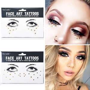 <span class=keywords><strong>Tatuaggio</strong></span> Temporaneo Professionale Personalizzato per Viso, Impermeabile, con Lamina Dorata, per Occhi e Lentiggini, Prezzo Basso, Vendita all'Ingrosso - Product Image 5