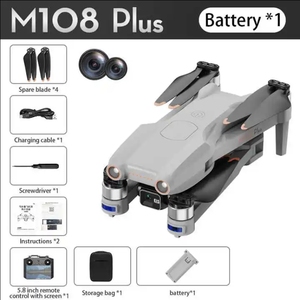 2025 M108 Cộng Với Chuyên Nghiệp RC Drone 3-Trục Gimbal 4K Máy Ảnh 3Km Phạm Vi Động Cơ Không Chổi Than Kỹ Thuật Số Hiển Thị Từ Xa Prosumer Cấp - Product Image 6