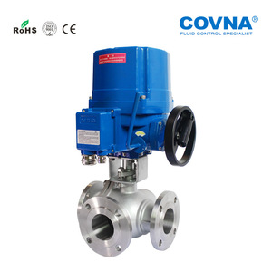 วาล์วบอลไฟฟ้าแบบมีหน้าแปลน Kovina สแตนเลส ขนาด 2 นิ้ว แบบควบคุมอัจฉริยะ AC200V - Product Image 1