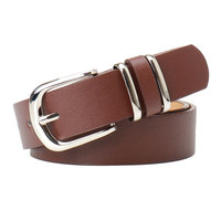 Nouvelle ceinture polyvalente pour femme à imprimé léopard, double anneau, boucle ardillon en alliage, 2-4 cm – Bestseller transfrontalier 2025