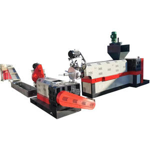 החדש ביותר pp pe סרט גרגיר קו ייצור/פסולת פלסטיק שקיות חומר גלם מיחזור מכונות פלטות - Product Image 3