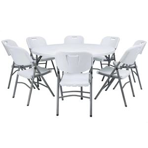5ft 10 người Mesa 60 inch Vòng gấp banqueteras bảng tiệc HDPE nhựa gấp Vòng Đảng bảng cho các sự kiện đám cưới - Product Image 6