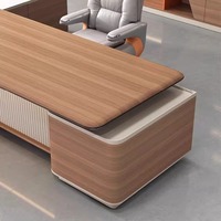 Mesa Ejecutiva de lujo para oficina mueble moderno de oficina escritorios de oficina muebles de oficina silla ergonomica oficina