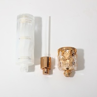Nouveau design de contenants d'emballage cosmétiques en verre de luxe sérigraphie pot de crème pour le visage et les yeux bouteille de lotion pompe pour l'huile ensemble de soins de la peau