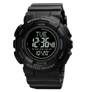 Relojes Deportivos Skmei 2077 para Hombre, Relojes de Pulsera Digitales Retro a Prueba de Agua con Brújula, Relojes Deportivos para Hombre - Product Image 3