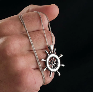 Collar de rueda de <span class=keywords><strong>barco</strong></span> de capitán marinero al por mayor de alta calidad hecho de acero inoxidable 316L - Product Image 2