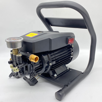 Lavadora de Autos Eléctrica Pequeña Negra Taizhou JC-858, Lavadora de Alta Presión Portátil de 120 bar
