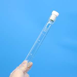 <span class=keywords><strong>Tubes</strong></span> <span class=keywords><strong>à</strong></span> <span class=keywords><strong>essai</strong></span> en verre de laboratoire professionnel <span class=keywords><strong>avec</strong></span> <span class=keywords><strong>bouchons</strong></span> filetés en PTFE sans récipients <span class=keywords><strong>à</strong></span> pression graduée - Product Image 4