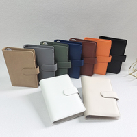 Stock d'usine Couleurs vives A5 A6 A7 Macaron Planificateur de luxe Enregistrer Enveloppe Cash 6 Reliure à anneaux Carnet Budget Binder
