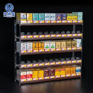 Shelf Pusher Aluminum Display Racks Assemble Type Cigarette Pusher Tobacco Shelf