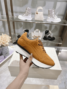 รองเท้าผ้าใบลำลองแบบย้อนยุค Alexander Unisex รุ่น Retro Platform หนังแท้ พื้นหนา ผูกเชือก น้ำหนักเบา เหมาะสำหรับเดินเล่นกลางแจ้ง - Product Image 4