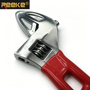 Adjustable Wrench <b>Set</b> Wide Jaw Extra Short Stubby Grip Metric Chrome DIY 1000lb-ft <b>Torque</b> 1 1/2IN Jaw OEM Adjustable Jaw Design - Product Image 3