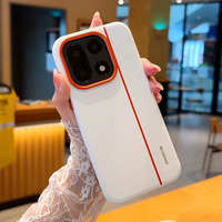 Nouvelle coque de téléphone portable antichoc en similicuir rigide avec anneau métallique de protection d'appareil photo et charge sans fil pour OnePlus 15 13 15T 13T 13s