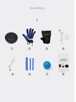 Gants de robot de rééducation des mains Gants de massage électriques Gants de robot d'entraînement de rééducation des doigts