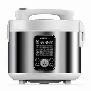 Olla De Arroz Multifuncional Cocina Electrica 110V Digital Fogão de Arroz Novidade Trendy Cute Square 5L Elétrico Saudável