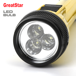 Giá Rẻ Xách Tay 2AA Nhựa LED Đèn Pin Tay <span class=keywords><strong>Torch</strong></span> Với Heavy Duty Khô Pin - Product Image 3