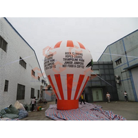 Ballon gonflable de publicité à Air chaud de nouveau Design, ballon gonflable géant de toit à vendre