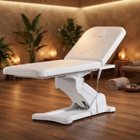 Table de massage électrique à 2 moteurs, mobilier de salon moderne, bon prix, réglable, pour salon de beauté et spa, cuir en option PU/PVC, 50W