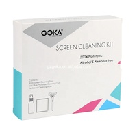 Kit di Pulizia per Schermi LCD 3 in 1 con Spazzola, Spray e Panno, Personalizzabile OEM