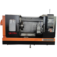 Torno de Roscado de Tubos CNC de Cama Plana Horizontal de un Solo Husillo para Trabajo Pesado QK1344 con Mandril Hidráulico de 130 mm de Diámetro Pasante