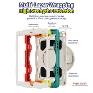 เคสแท็บเล็ตอเนกประสงค์ขนาด<span class=keywords><strong>10.1</strong></span>นิ้วมีช่องใส่เอกสารกันน้ำกันรอยขีดข่วนสำหรับ <span class=keywords><strong>iPad</strong></span> <span class=keywords><strong>Pro</strong></span> 12.9 - Product Image 6